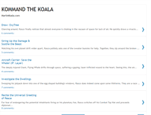 Tablet Screenshot of kommandthekoala.blogspot.com