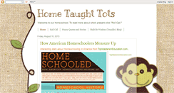 Desktop Screenshot of hometaughttots.blogspot.com