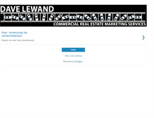 Tablet Screenshot of davelewand.blogspot.com