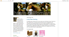 Desktop Screenshot of hautecalifornian.blogspot.com