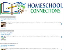 Tablet Screenshot of homeschoolconnectionsonline.blogspot.com