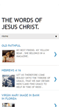 Mobile Screenshot of hollie-thewordsofjesuschrist.blogspot.com