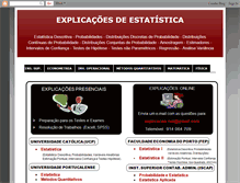 Tablet Screenshot of explicacao-estatistica.blogspot.com