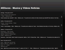 Tablet Screenshot of 40discos.blogspot.com