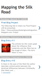 Mobile Screenshot of mappingthesilkroad.blogspot.com