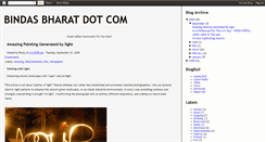 Desktop Screenshot of bindasbharat.blogspot.com