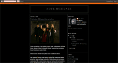 Desktop Screenshot of notemuzicale.blogspot.com