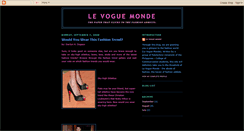 Desktop Screenshot of levoguemonde.blogspot.com