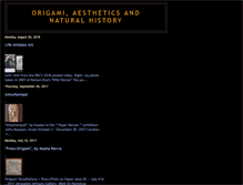 Tablet Screenshot of origami-aesthetics.blogspot.com