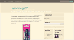 Desktop Screenshot of neonrouge37.blogspot.com