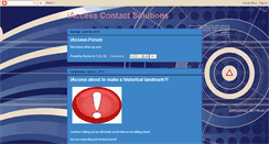 Desktop Screenshot of iaccesscontactsolutions.blogspot.com