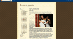 Desktop Screenshot of lessonsinluganda.blogspot.com