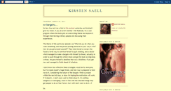 Desktop Screenshot of kirstensaell.blogspot.com