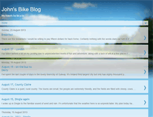 Tablet Screenshot of johnsbikeblog.blogspot.com