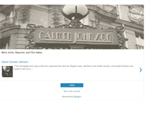 Tablet Screenshot of aboutcarmenjohnson.blogspot.com