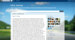 Desktop Screenshot of carltonlifesjourney.blogspot.com