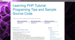 Desktop Screenshot of belajar-php-programing.blogspot.com