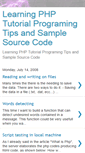 Mobile Screenshot of belajar-php-programing.blogspot.com