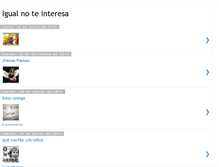 Tablet Screenshot of igualnoteinteresa.blogspot.com