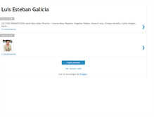 Tablet Screenshot of luisestebanactor.blogspot.com