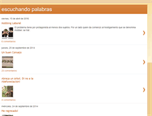 Tablet Screenshot of escuchandopalabras.blogspot.com