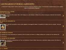 Tablet Screenshot of leonardocodigoabierto.blogspot.com