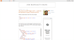 Desktop Screenshot of jimmangaly.blogspot.com