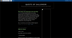 Desktop Screenshot of gallendor.blogspot.com