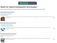 Tablet Screenshot of needforspeedhandyspieledownloaden.blogspot.com