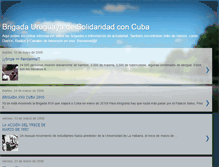 Tablet Screenshot of brigadauruguaycuba.blogspot.com