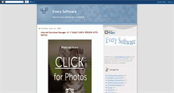 Desktop Screenshot of everysoftware.blogspot.com
