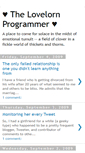 Mobile Screenshot of lovelornprogrammer.blogspot.com