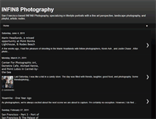 Tablet Screenshot of infin8photography.blogspot.com