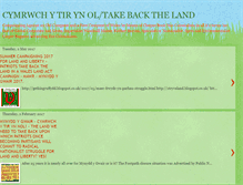 Tablet Screenshot of cymrwchytirynol.blogspot.com