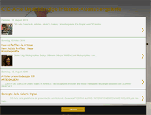 Tablet Screenshot of cid-arte-artistas.blogspot.com