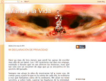 Tablet Screenshot of manuylavida.blogspot.com