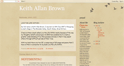 Desktop Screenshot of keithallanbrown.blogspot.com