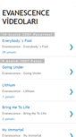 Mobile Screenshot of evanescence-videolari.blogspot.com