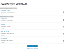 Tablet Screenshot of evanescence-videolari.blogspot.com