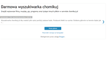 Tablet Screenshot of chomikuj-wyszukiwarka.blogspot.com