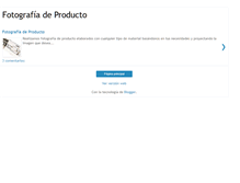 Tablet Screenshot of fotografiadeproducto.blogspot.com