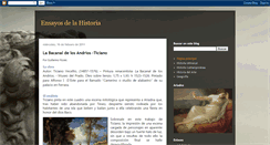 Desktop Screenshot of ensayosdelahistoria.blogspot.com