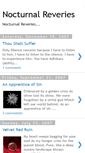 Mobile Screenshot of nocturnalreveries.blogspot.com