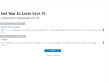 Tablet Screenshot of geturexback.blogspot.com