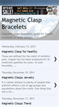 Mobile Screenshot of magneticclaspbracelets.blogspot.com