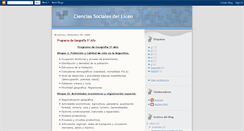 Desktop Screenshot of cienciasocialesdeliceo.blogspot.com