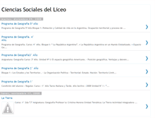 Tablet Screenshot of cienciasocialesdeliceo.blogspot.com