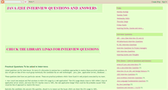 Desktop Screenshot of java-j2ee-interview-questions.blogspot.com