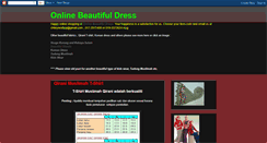 Desktop Screenshot of chikrynbeautifuldresses.blogspot.com