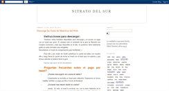 Desktop Screenshot of nitratodelsur.blogspot.com